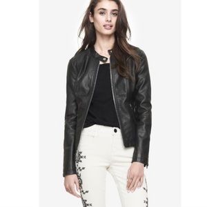 Express faux leather jacket